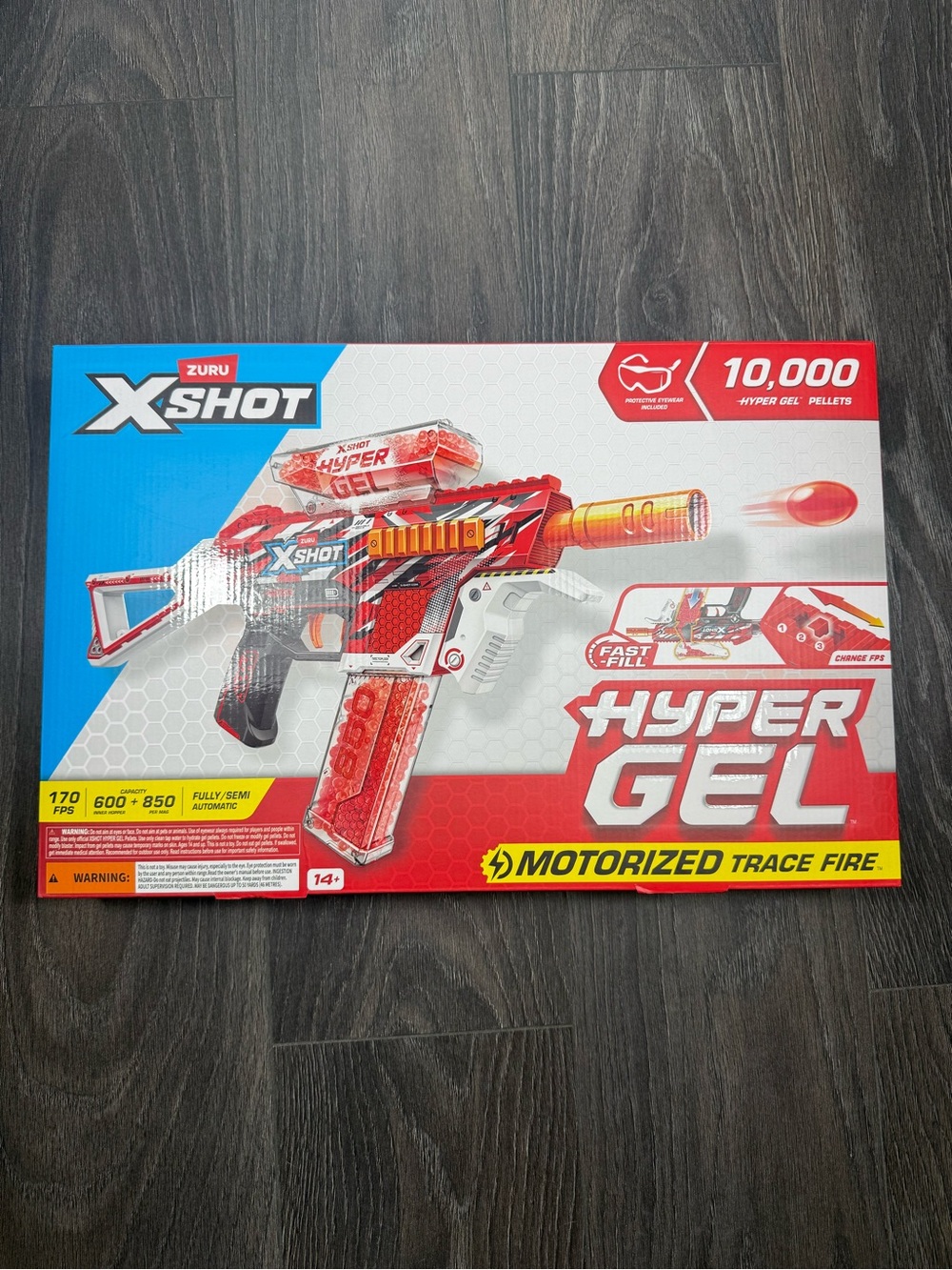 ZURU X-Shot Hyper Gel Motorized Blaster - Red